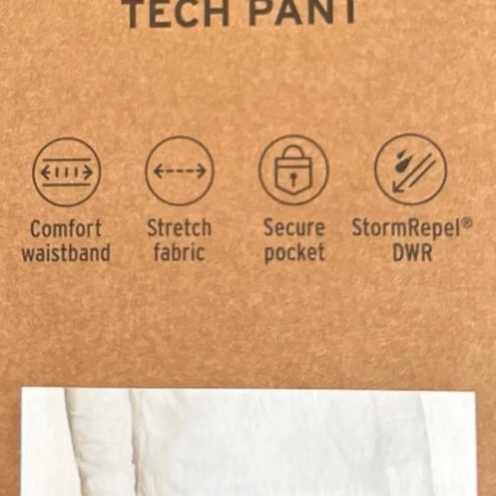 Men’s Eddie Bauer Rainier Tech Pants, size 36x30 - Picture 3 of 3